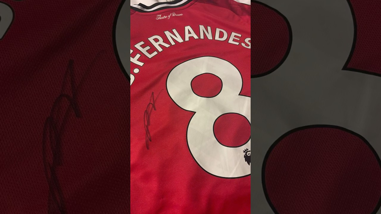 ブルーノフェルナンデス サイン #mufc #マンチェスターユナイテッド
