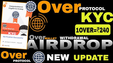 Over Protocol KYC Update | Over Wallet Airdrop Withdrawal | Over Wallet KYC Kaise Kare | Over Sybil