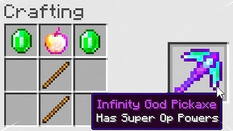 Minecraft But There are CUSTOM PICKAXES !!