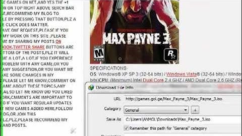 How to download max payne 3 free