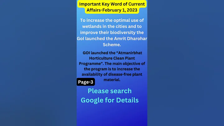 || UNION BUDGET 2023- 24 || CURRENT AFFAIRS- 01 FEB 2023|| GENERAL KNOWLEDGE || GENERAL AWARNESS