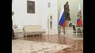 Vladimir Putin Plays Football With Gianni Infantino