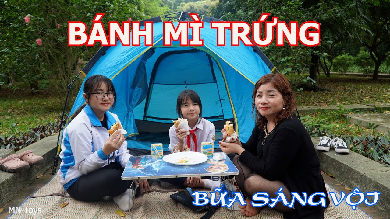 Câu Chuyện Những Đứa Con - Hồng Anh Làm Món Bánh Mì Trứng Cho Cả Nhà - Bữa Sáng Ăn Vội Còn Đi Học