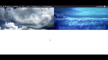 Elementor 2 column video with overlay