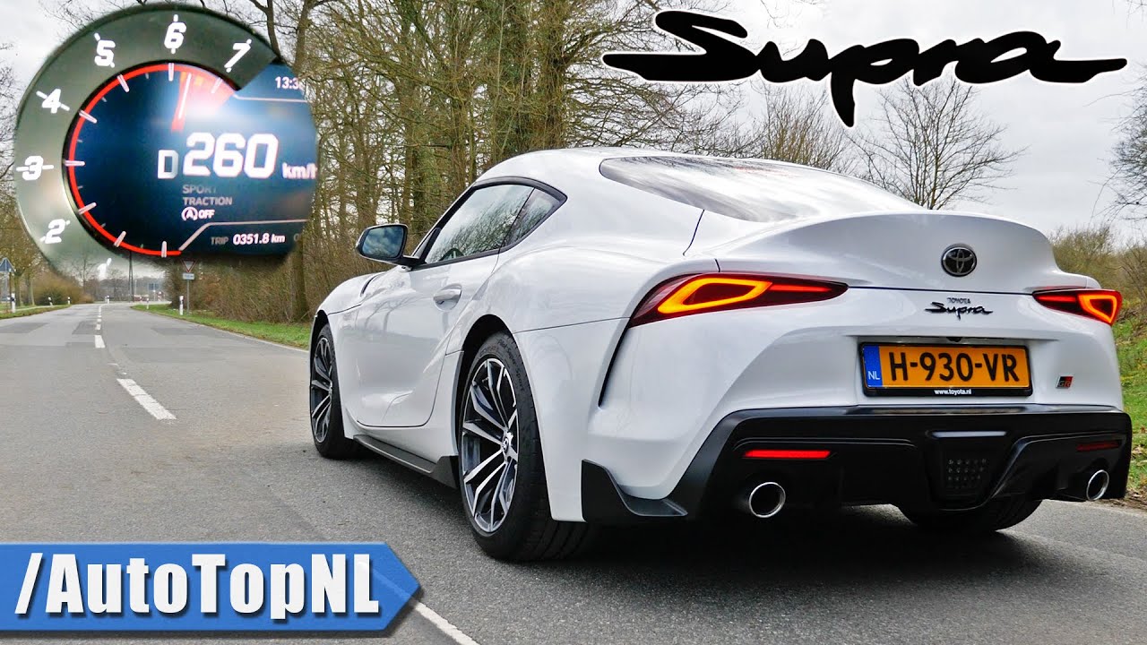 toilet Gym Muldyr Toyota Supra 2.0T ACCELERATION TOP SPEED & SOUND by AutoTopNL - YouTube