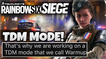 Permanent TDM Warmup Game Mode Coming To Rainbow Six Siege!