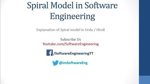 spiral model software engineering | Hindi/Urdu