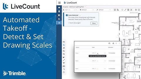 LiveCount: Automatically Detect and Set Drawing Scales