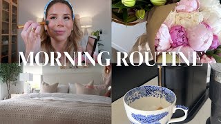 productive morning routine: chit chat grwm, pr unboxing