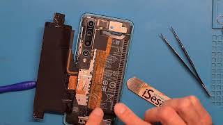 xiaomi mi 10 battery replacement and disassembly