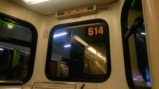 輕鐵614(第二期1087+1202)由大棠道站至豐年路站