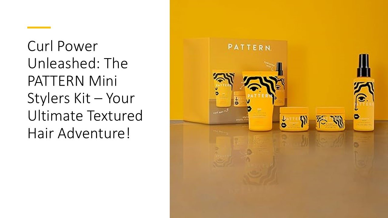 Curl Power Unleashed: The PATTERN Mini Stylers Kit – Your Ultimate Textured Hair Adventure!
