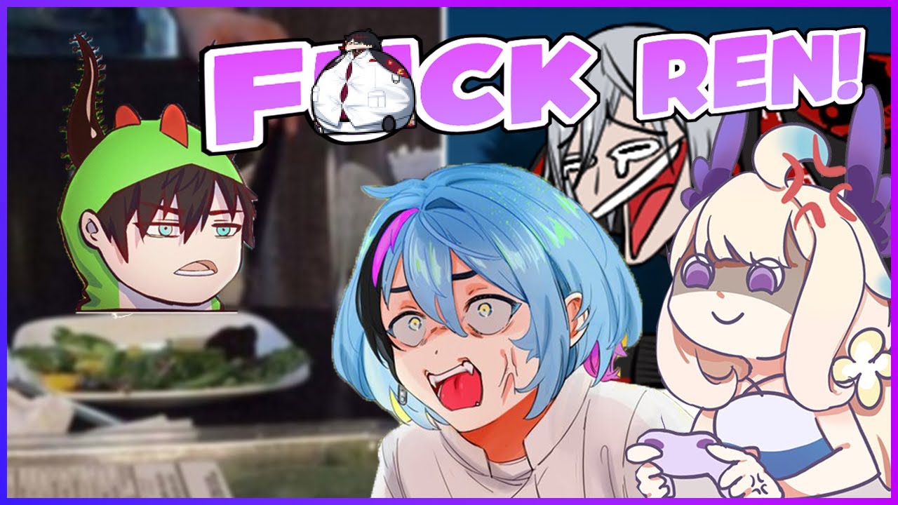 Enna wants to Kill Ren and Kyo - Loses Voice Malding [NIJI EN]