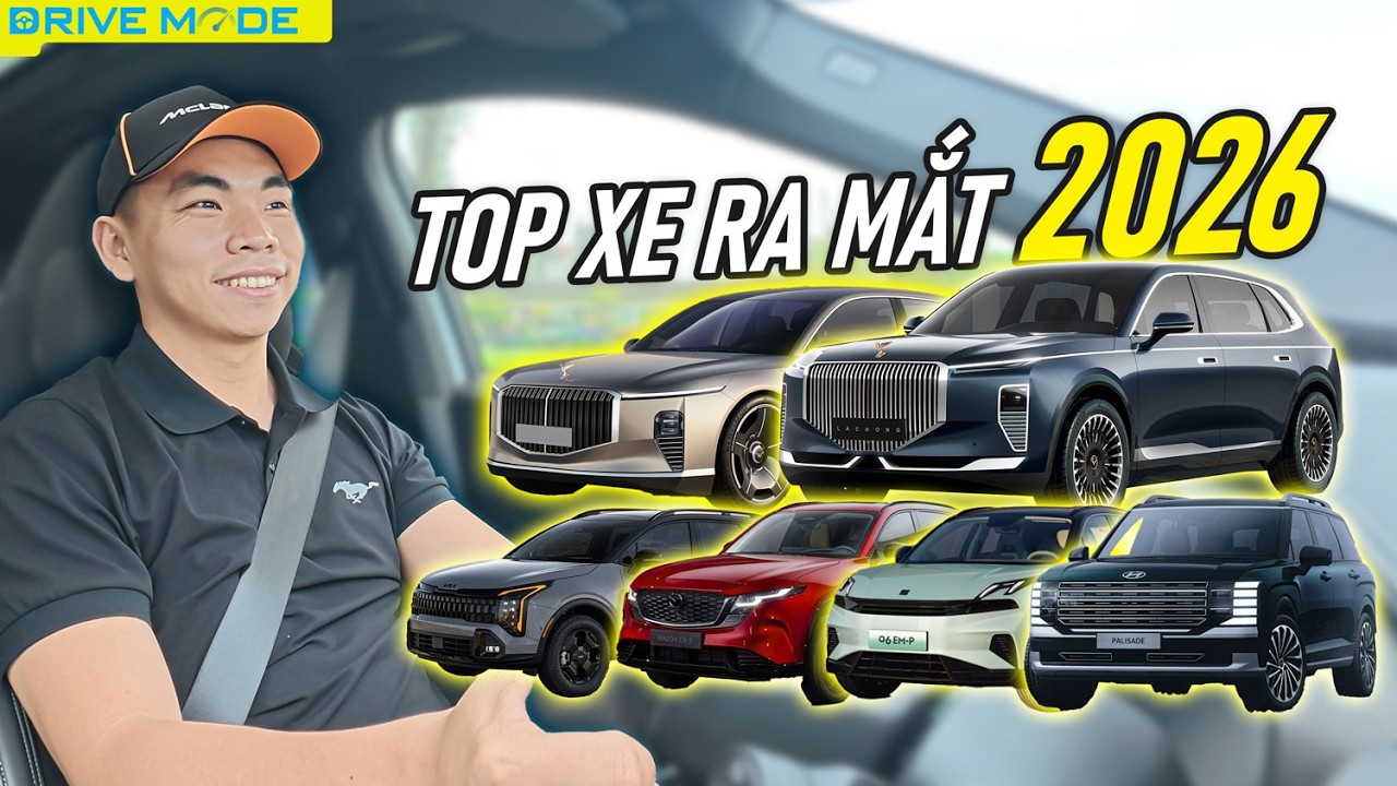 Vinfast hạng sang, Mazda CX-5, Hyundai Palisade và những mẫu xe sắp RA MẮT trong 2026