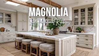 Soft Traditional Kitchens Inspired by Magnolia with Home Centered Comfort Style