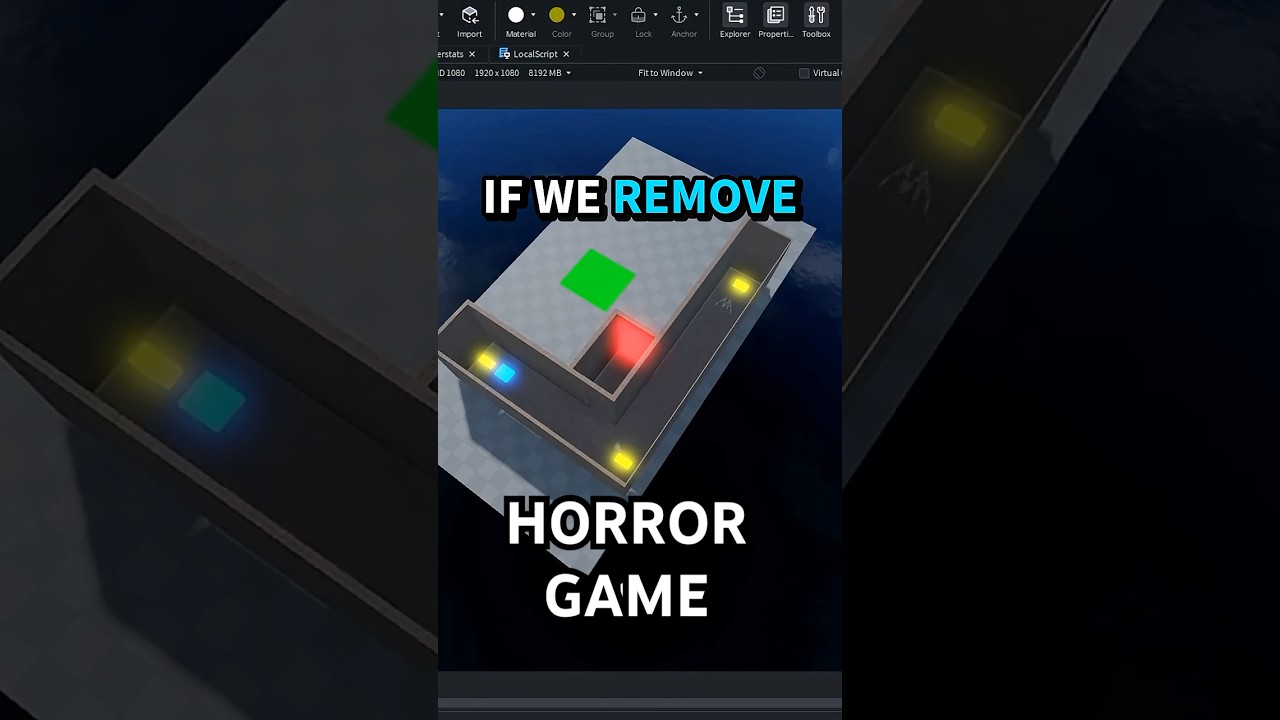 Make a Horror Game in 1 Minute