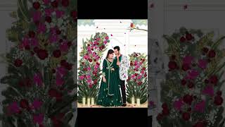 Wedding cards couples cartoon pictures idea's