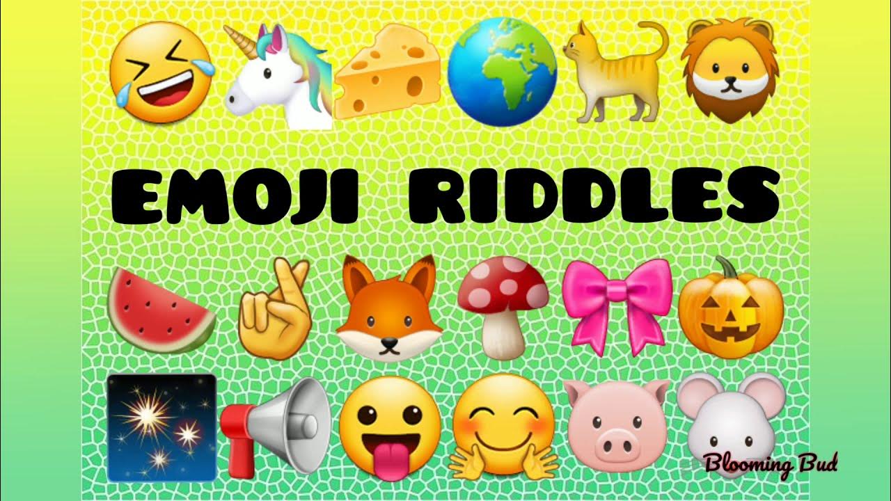 Emoji riddles, Find the pair ! YouTube