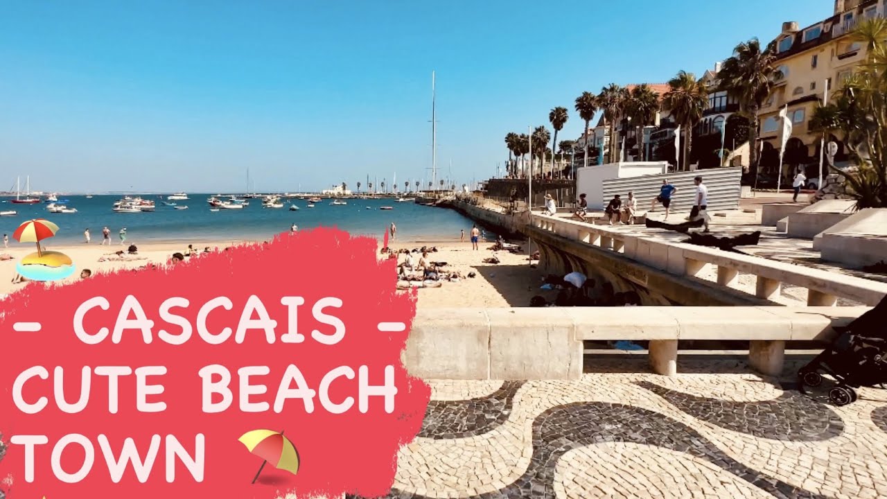 🏡🏝️  Exploring CASCAIS - cute beach town in Portugal |  4k HD Virtual Walking Tour Cascais