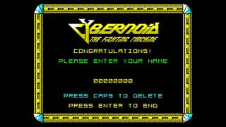 ZX SPECTRUM - CYBERNOID gameplay (Anbernic RG ARC-D, GammaOS, Unreal Speccy Portable emulator) screenshot 3