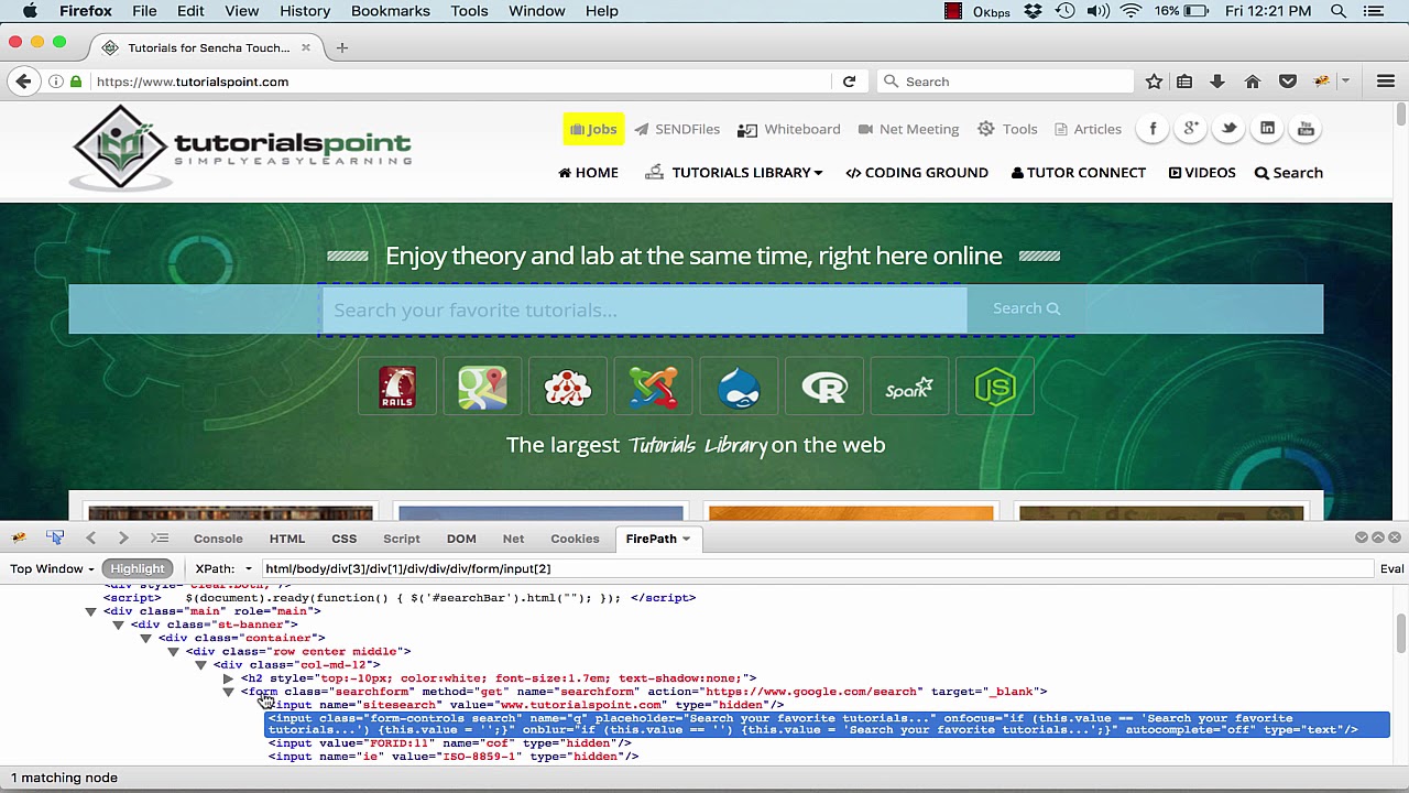 Selenium - Locators (By X Path)