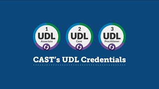 CAST's UDL Credentials on Learning Designed