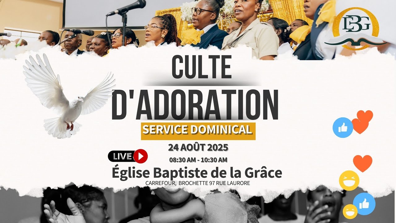 Eglise Baptiste de la Grace de Brochette  Live Stream