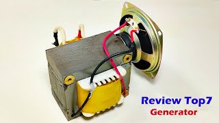 Review Top7 Awesome Free Electricity At Homemade Generator At Home
