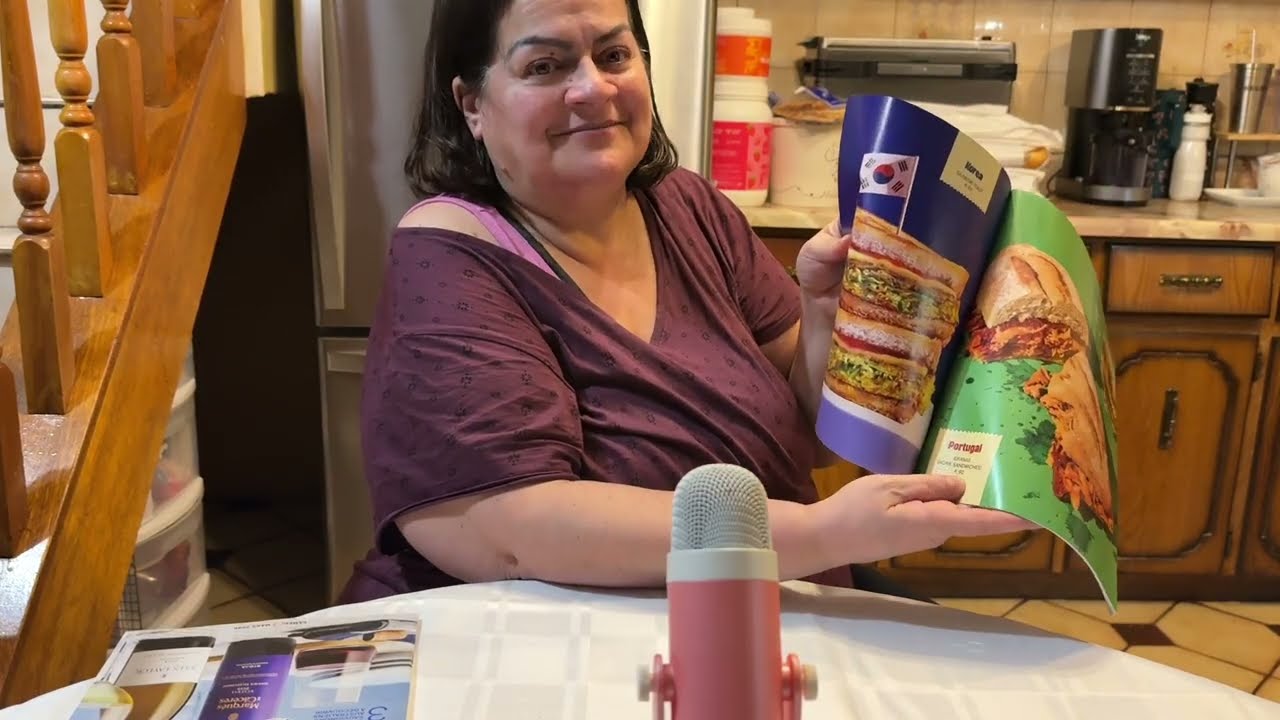 My Mom Tries ASMR Page Turning