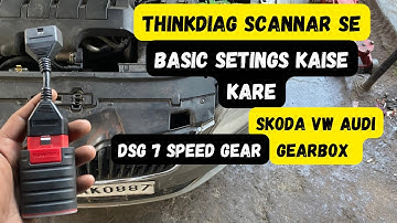 THINKDIAG SE Basic settings kaise karen ..Skoda Volkswagen Audi