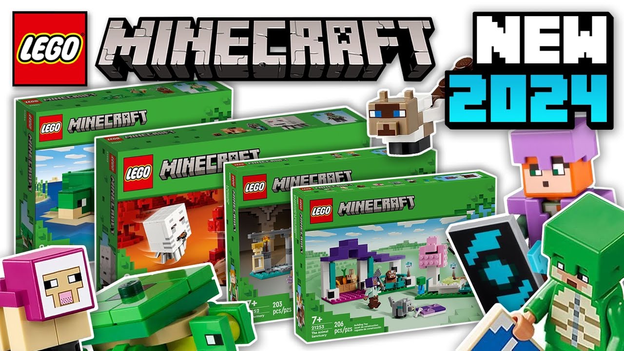 LEGO Minecraft 2024 Sets OFFICIALLY Revealed 
