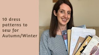 10 dress patterns to sew for autumn/winter