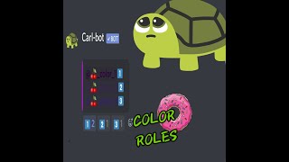 How to add color_roles with Carl bot on Android screenshot 1
