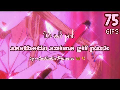 Pink Aesthetic Anime Valentine Letter GIF  GIFDBcom