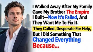 I Walked Away After My Family Gave My Brother the Culinary Empire I Built, After It...