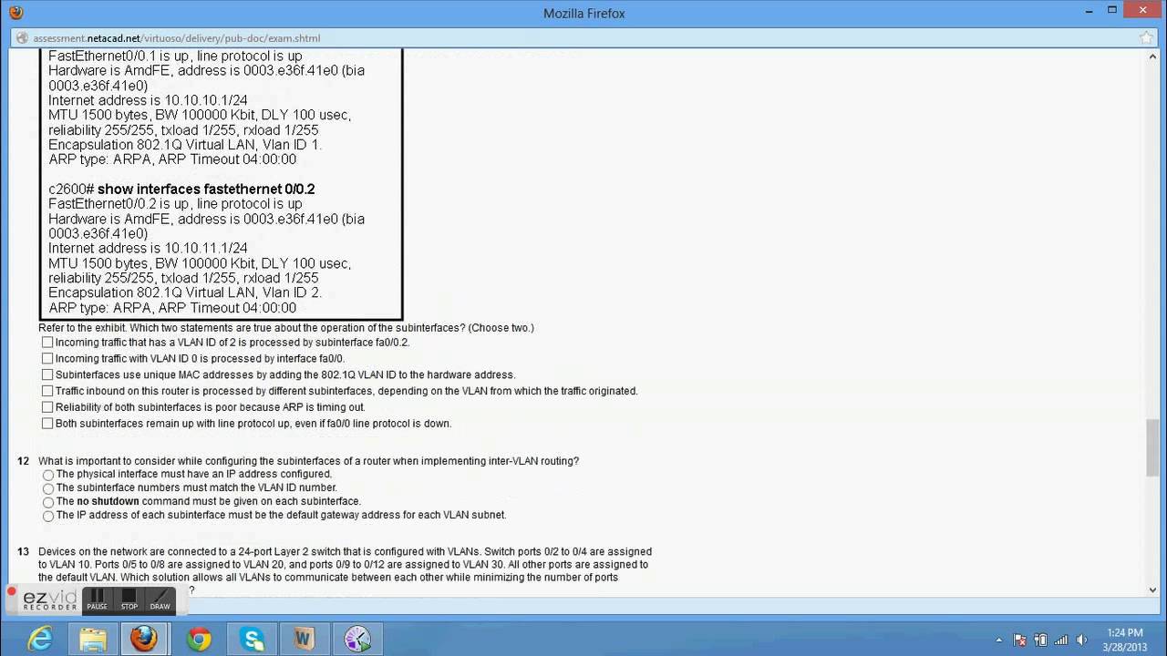 CCNA 3 CHAPTER 6 FINAL 6 EXAM ANSWERS YouTube