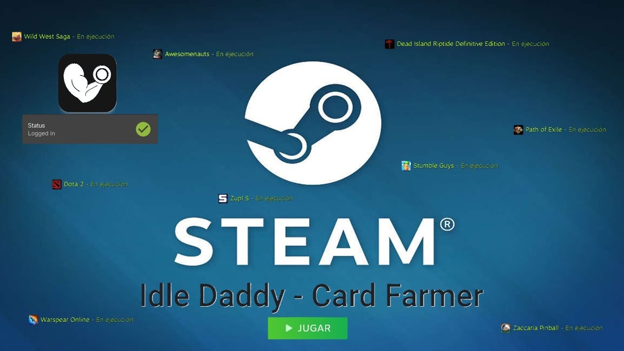 Cómo aparecer ONLINE y jugar en Steam SIN estar realmente activo: ¡Truco con Idle Daddy!