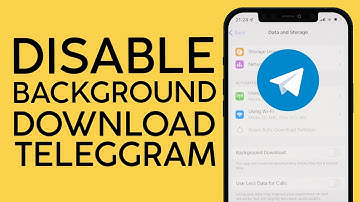 How to Disable Background Download on Telegram 202