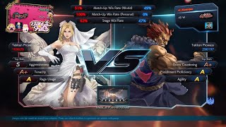 Tekken 7 - Nina Onyxe Blade Versus Akuma Sicdisasterpiec