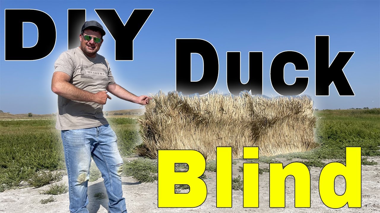 Building a DIY Duck Blind Cheap! Instructions for Permanent Duck Blind 