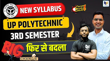🔔Up Polytechnic 3rd Semester Syllabus 2025 New Update | #Bteup New Updated Syllabus for 3rd Semester
