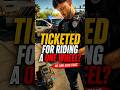 Peoria Arizona Police 🤡 Ticketed A Ride With No Law #police #cops #shorts