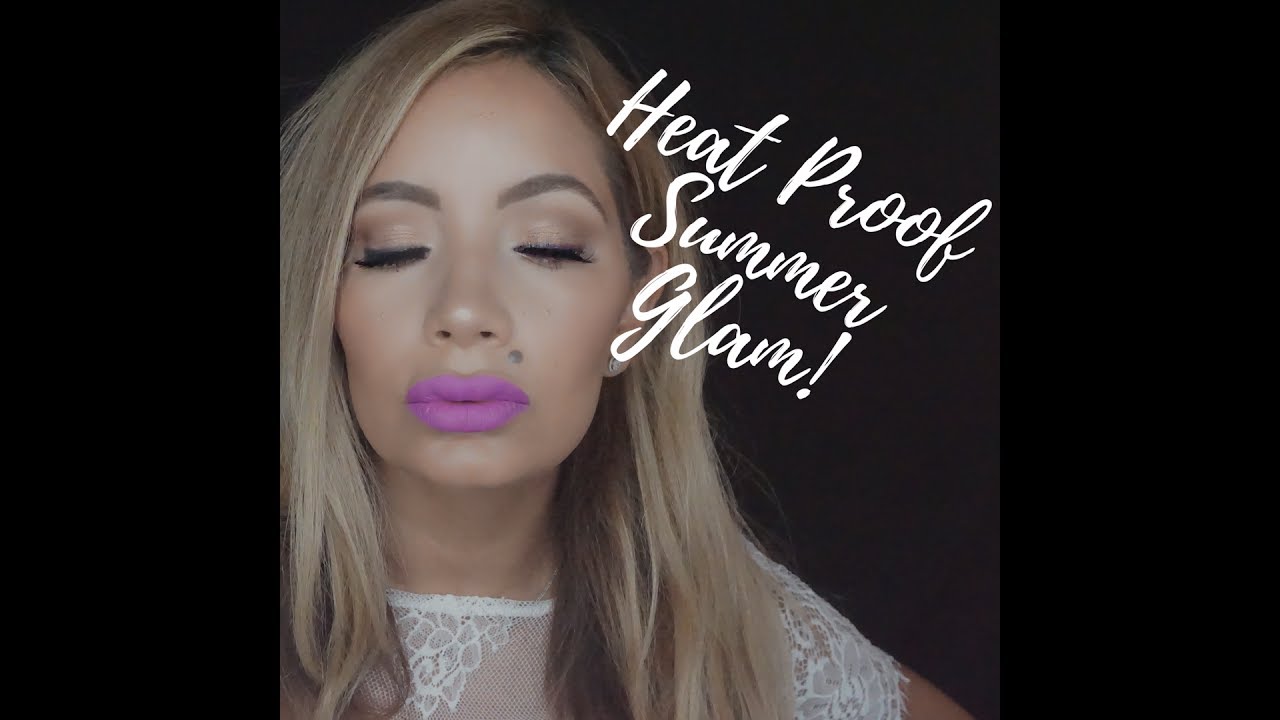 Heat Proof Summer Glam/Kylie Cosmetics June Bug Lipstick Review!