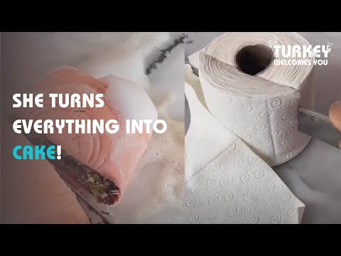 Turkish Cake Artist Makes the Most Realistic Cakes! | Cake Cutting | Illusion Cakes