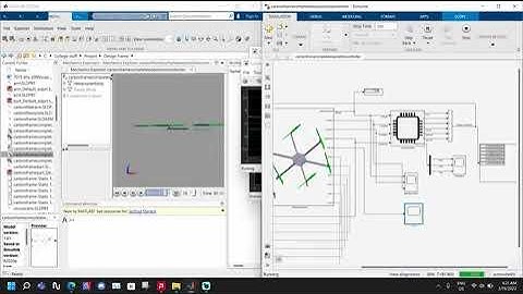 Hexacopter simulation in MATLAB/Simulink/Simscape