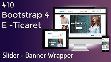 Bootstrap 4 E-ticaret Slider 4. bölüm