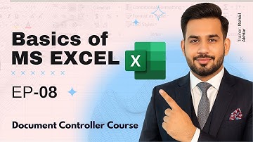 MS Excel Basics for Document Controllers | Introduction to Excel 2025 | Urdu