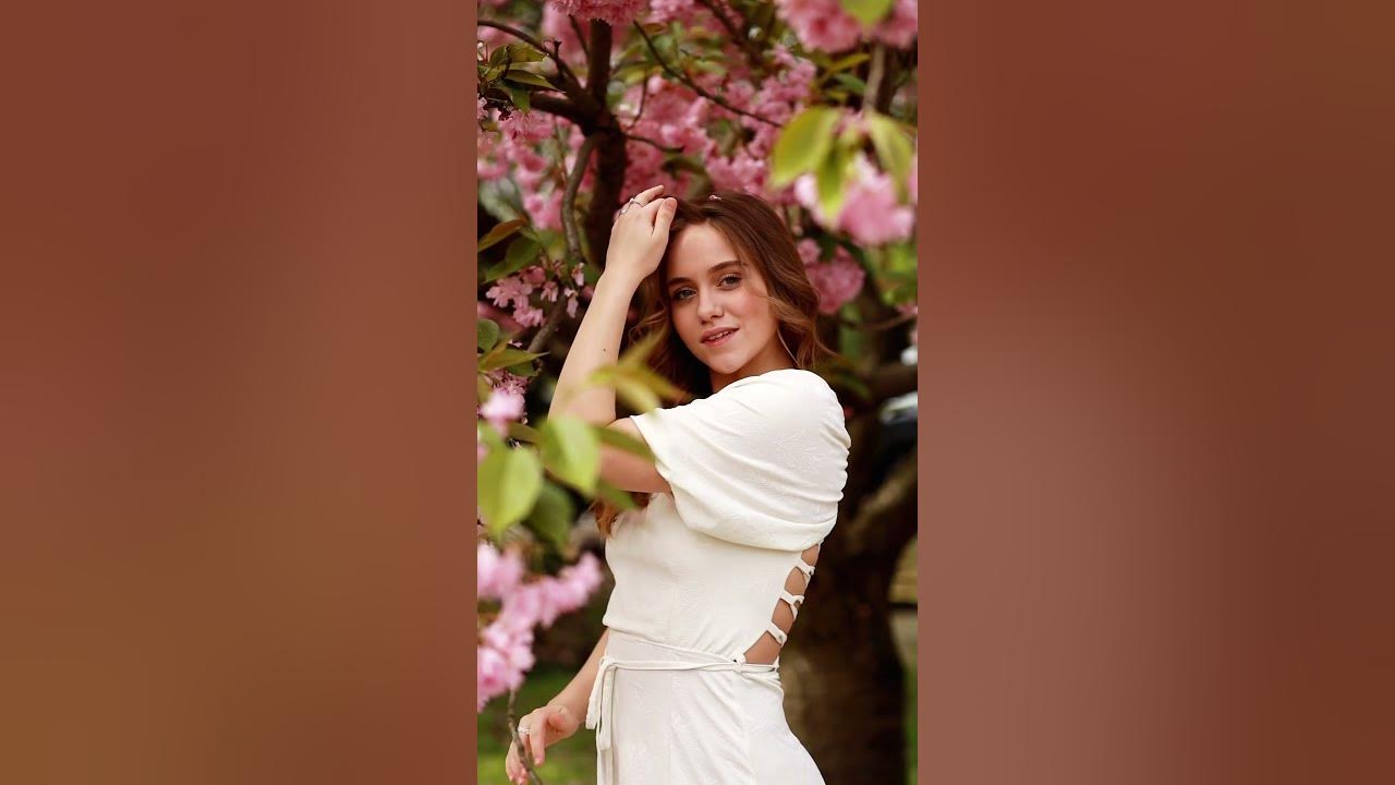 💜Портретна фотосесія в квітах, на природі. (Portrait photoshoot, video ...