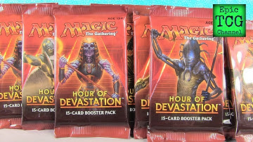 Opening MTG Hour of Devastation Booster Box #2 Invocation Pull EpicTCGChannel