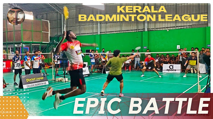 BENNET ANTONY/VISHNU VS SHYAMPRASAD/ARUN GEORGE:KERALA BADMINTON LEAGUE TOURNAMENT SEASON 2